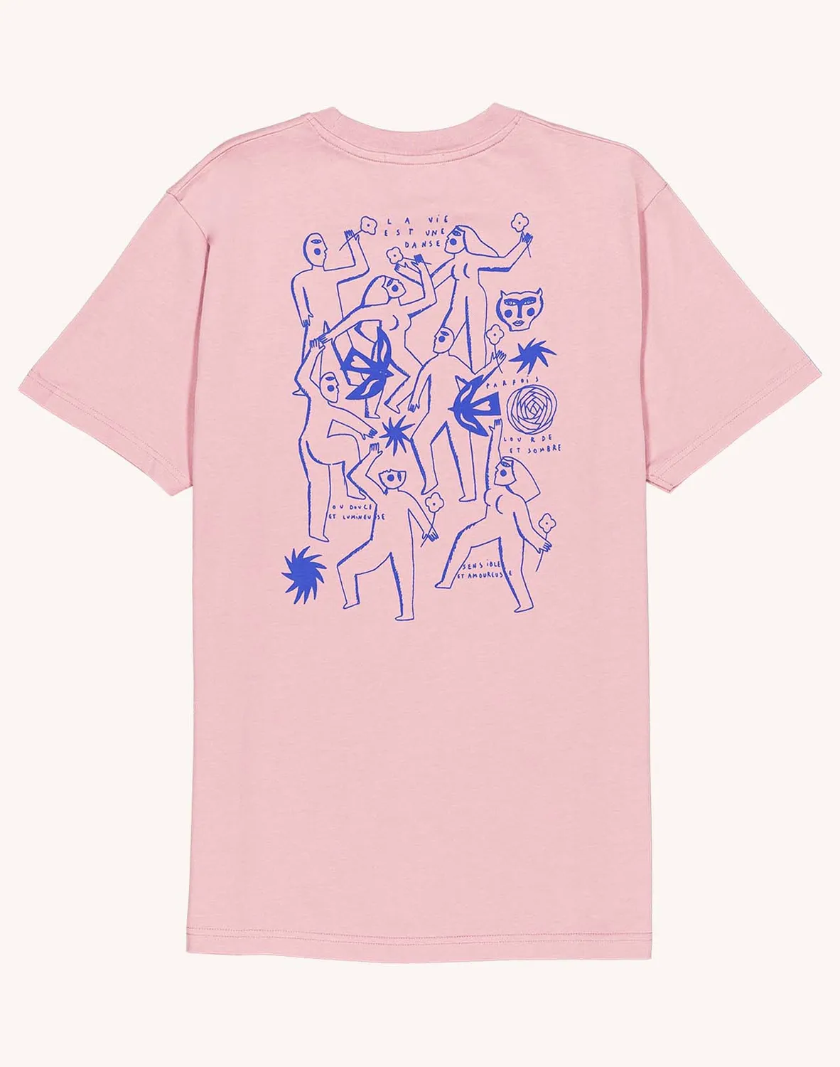 Olow Life Dance t-shirt rose lila coton bio
