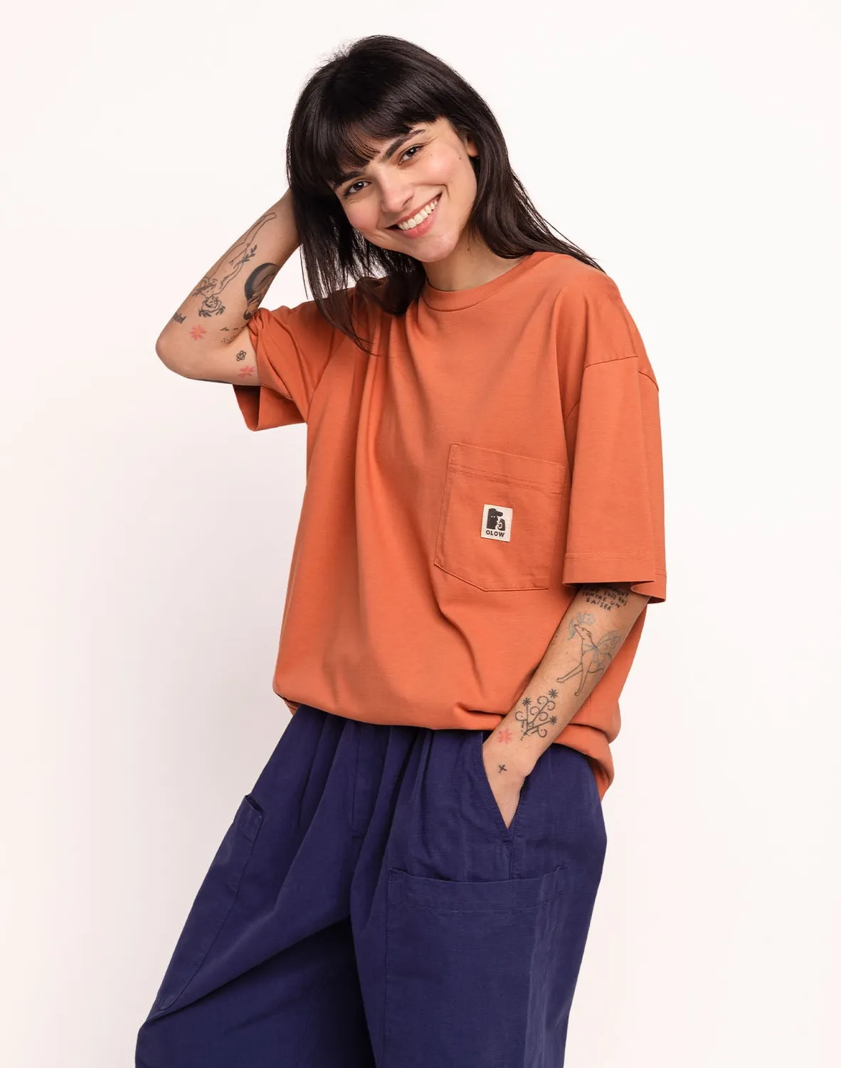 OLOW Japo T-shirt homme mandarine coton bio