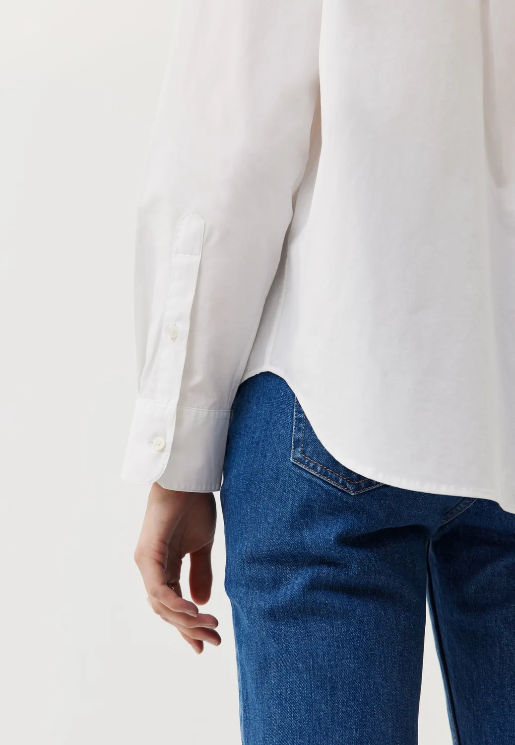 Loom chemise oversize chemise popeline coton bio blanc