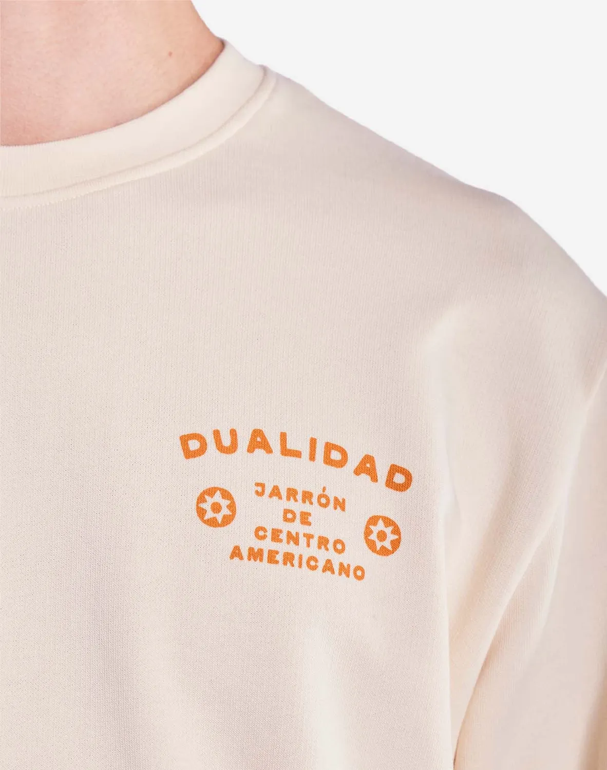 OLOW Duality sweat ivoire coton bio