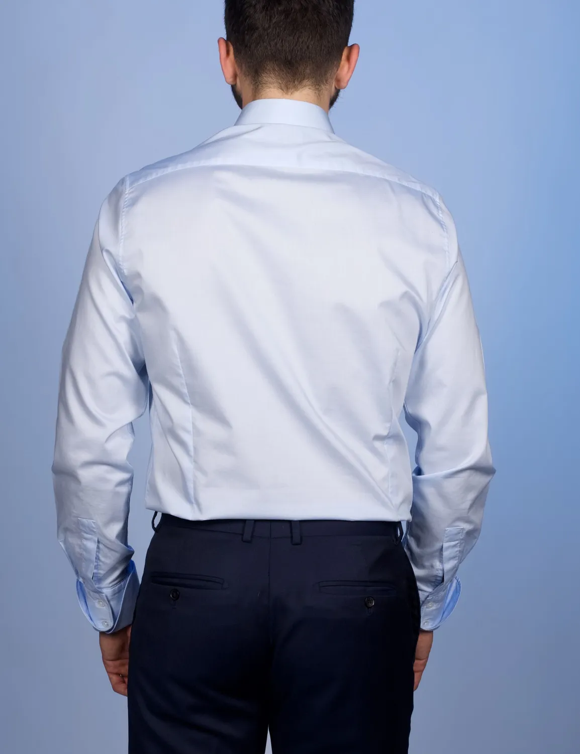 La Chemise Française Virtuose chemise popeline bleu ciel