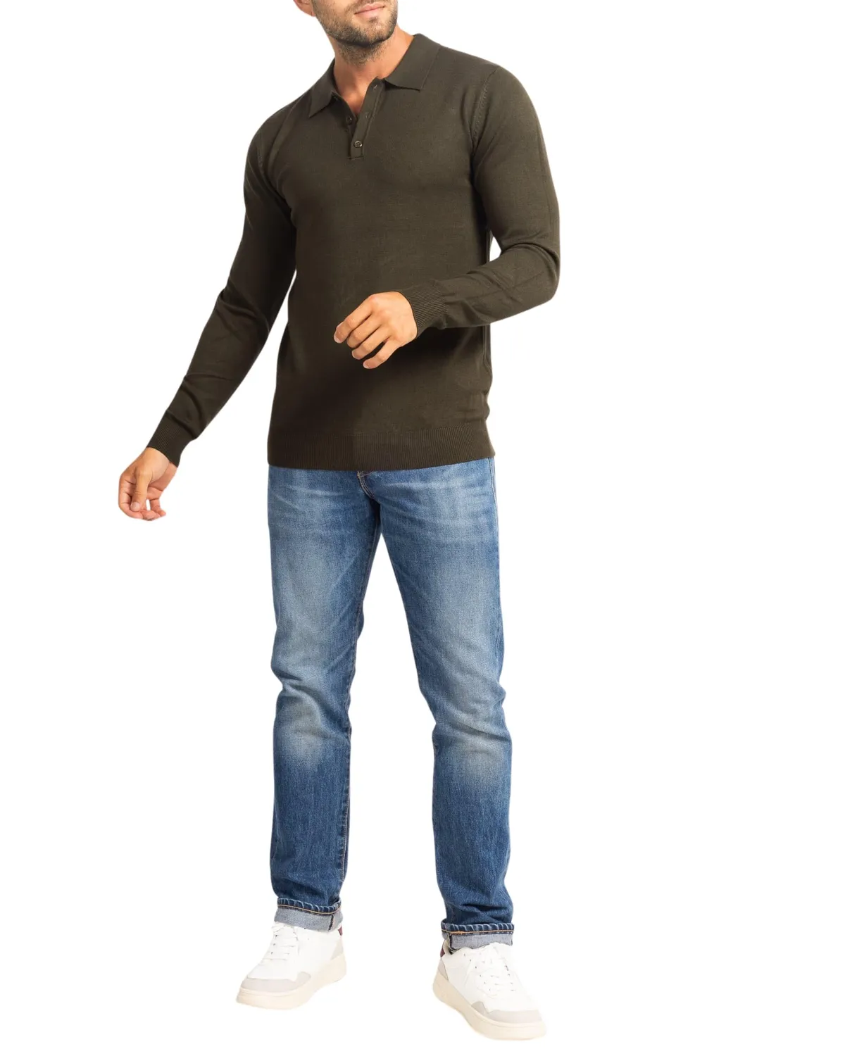 Subliminal Mode BX69052 pull col polo taille L