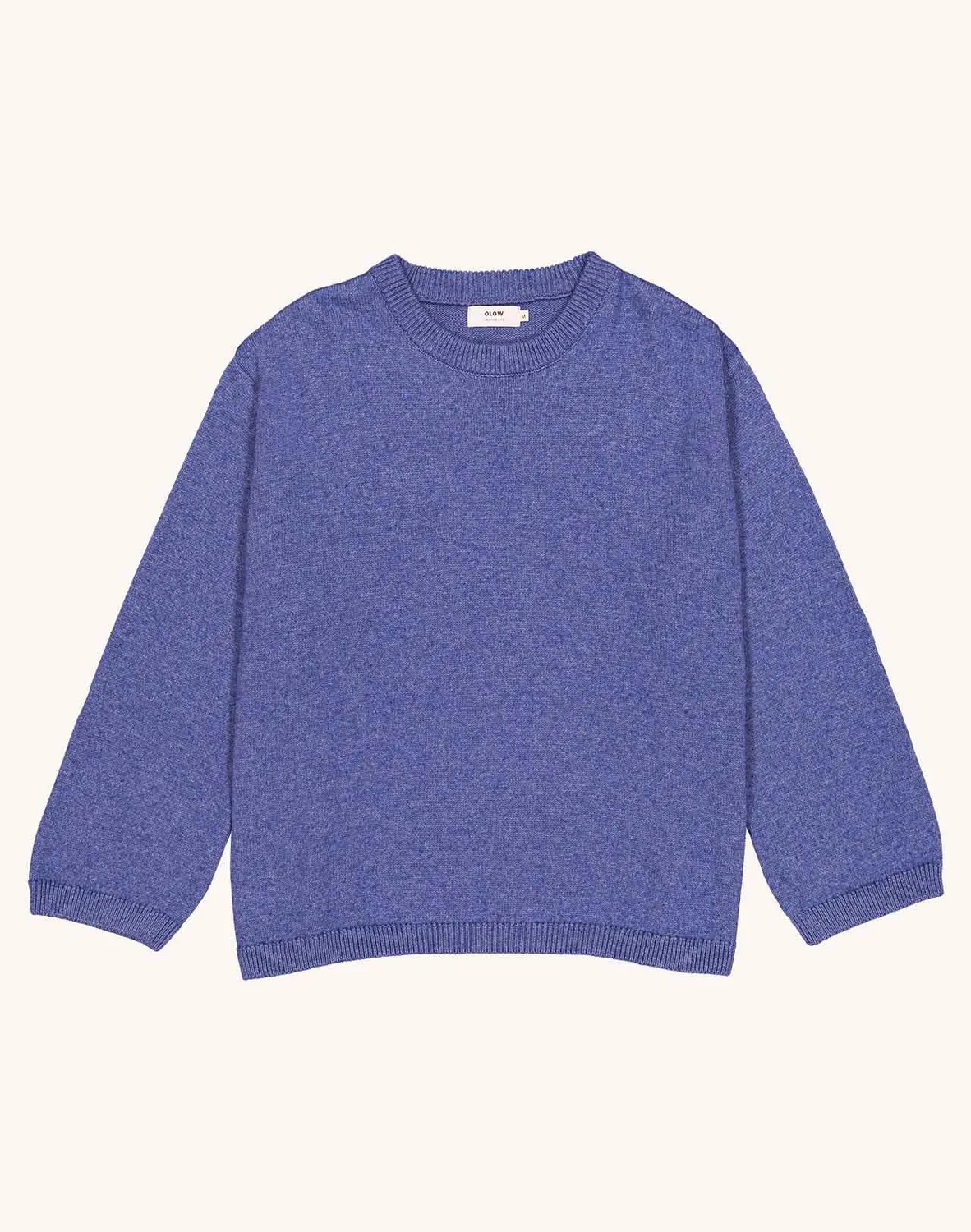 OLOW Imeji pull bleu chiné mérinos