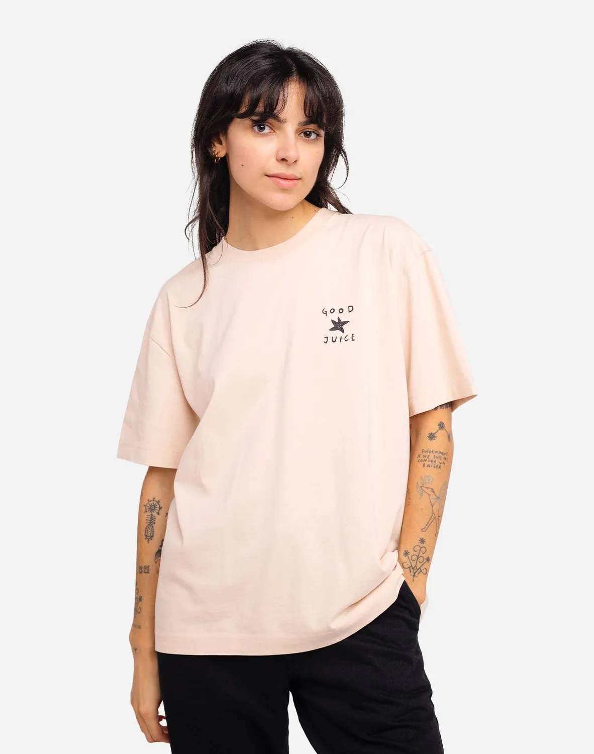 OLOW Flavour t-shirt ample crème coton bio 200g