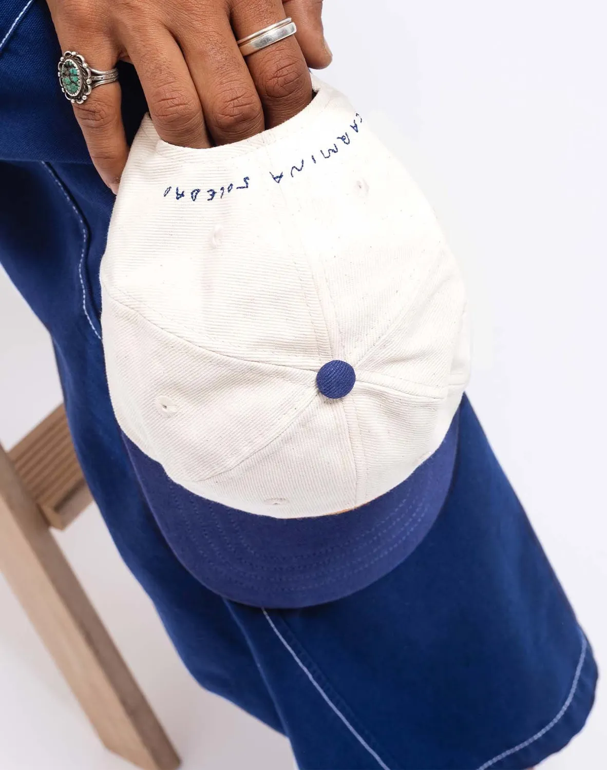OLOW Six Panel Carmina casquette écrue coton