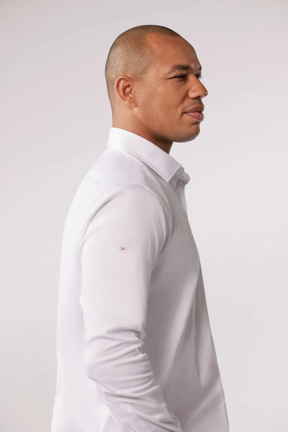 Eden Park x Racing 92 chemise blanche stretch ajustée