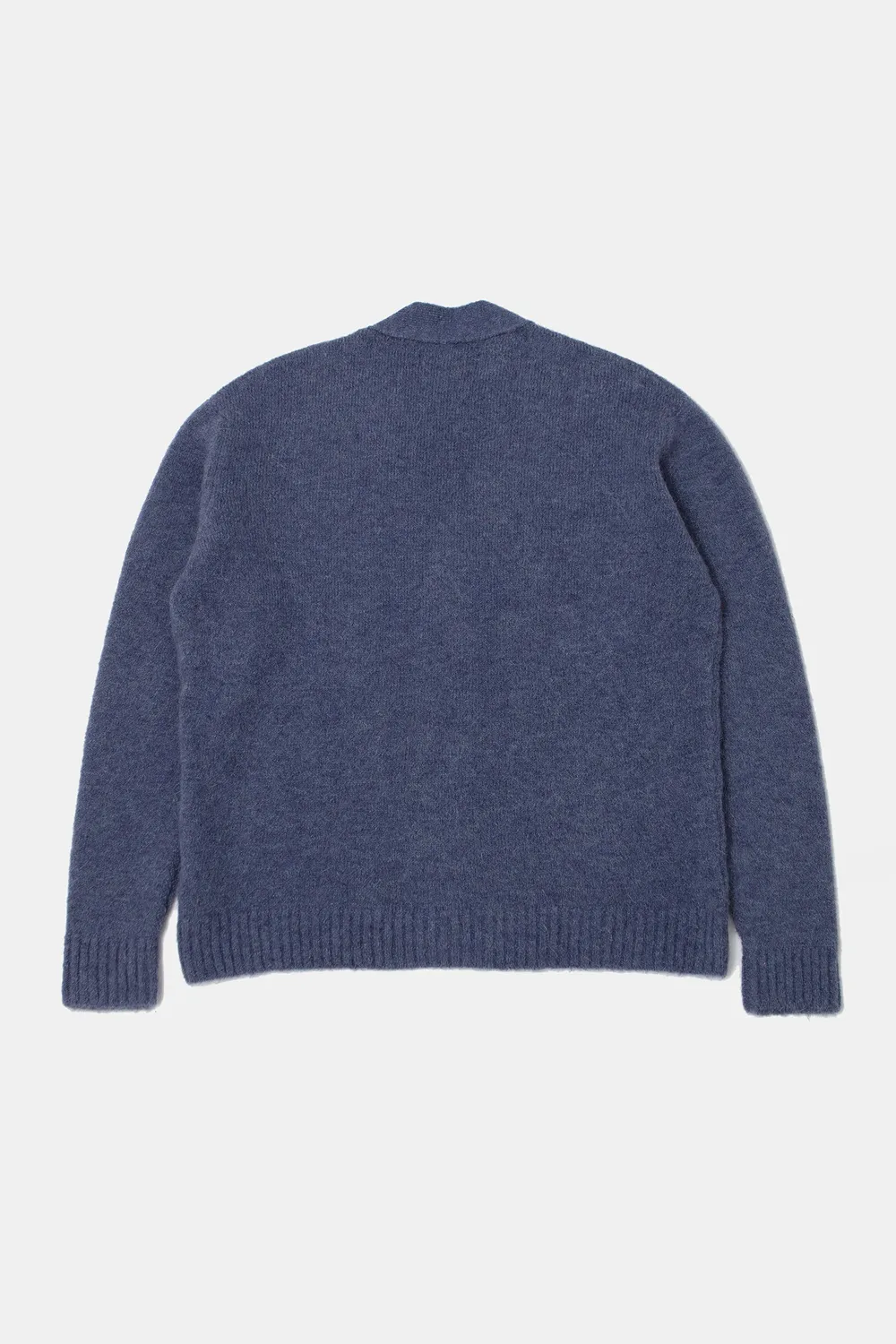 Edmmond Studios Duck cardigan bleu foncé laine alpaga