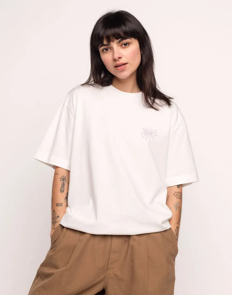 OLOW Interconnexion t-shirt écru coton bio
