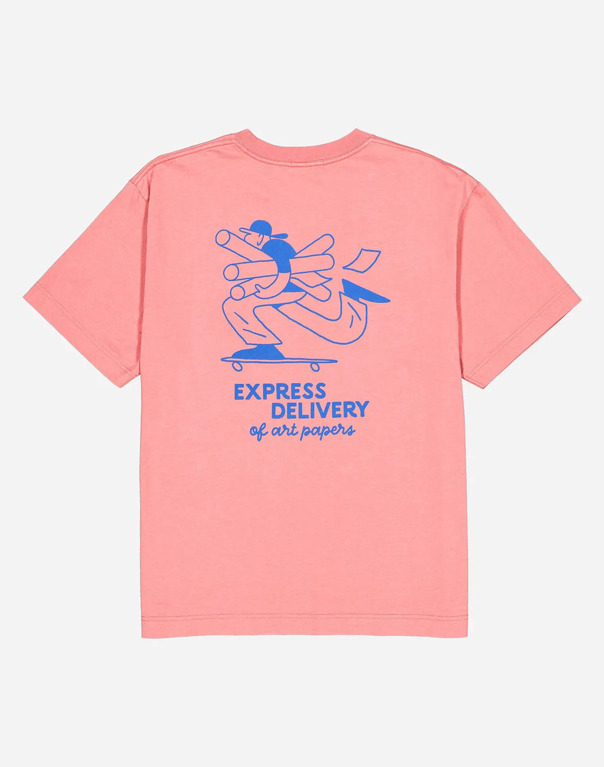 OLOW Cruiser t-shirt rose minéral coupe loose coton bio