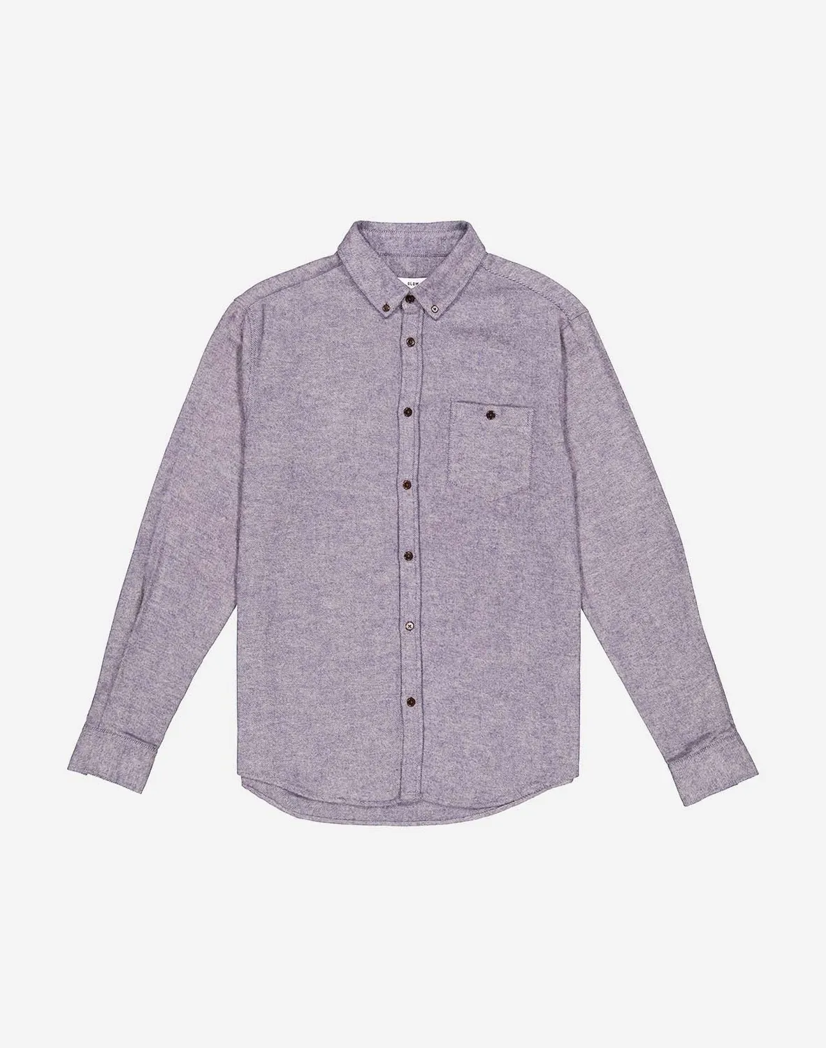 OLOW Classico Chloro chemise gris-bleu flanelle