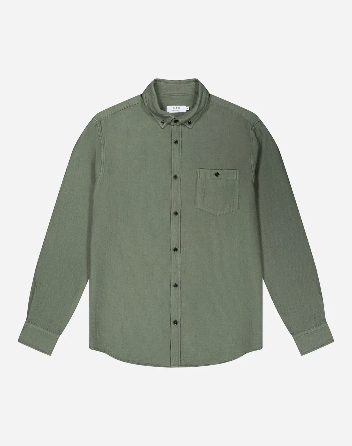 OLOW Classico Marsh chemise kaki coton tissé France