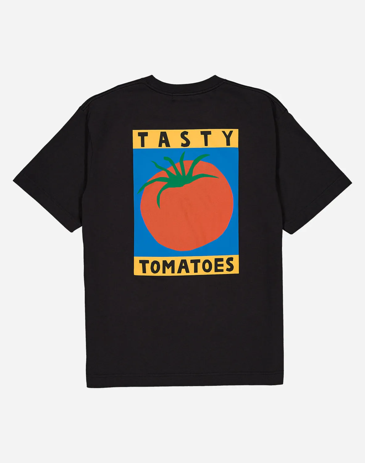 OLOW Tasty Tomatoes t-shirt noir homme loose