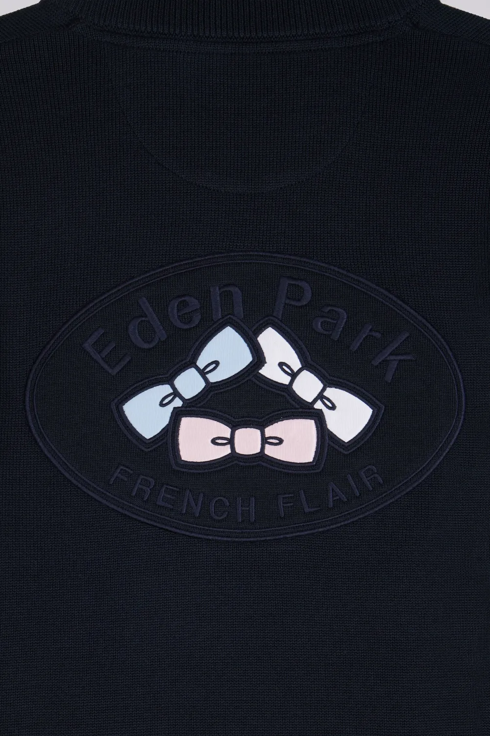 Eden Park Show Bizz H26MAIPU0018 pull marine col camionneur zippé