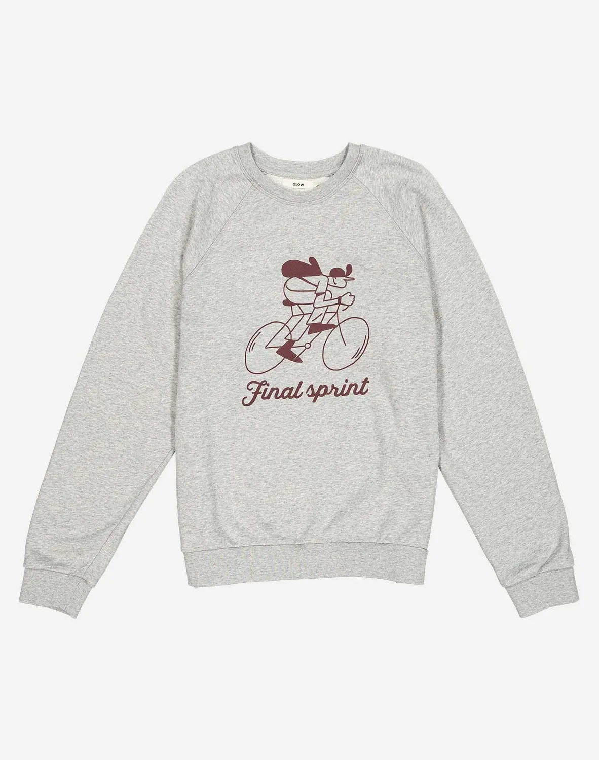 OLOW Sprint sweat gris chiné molleton