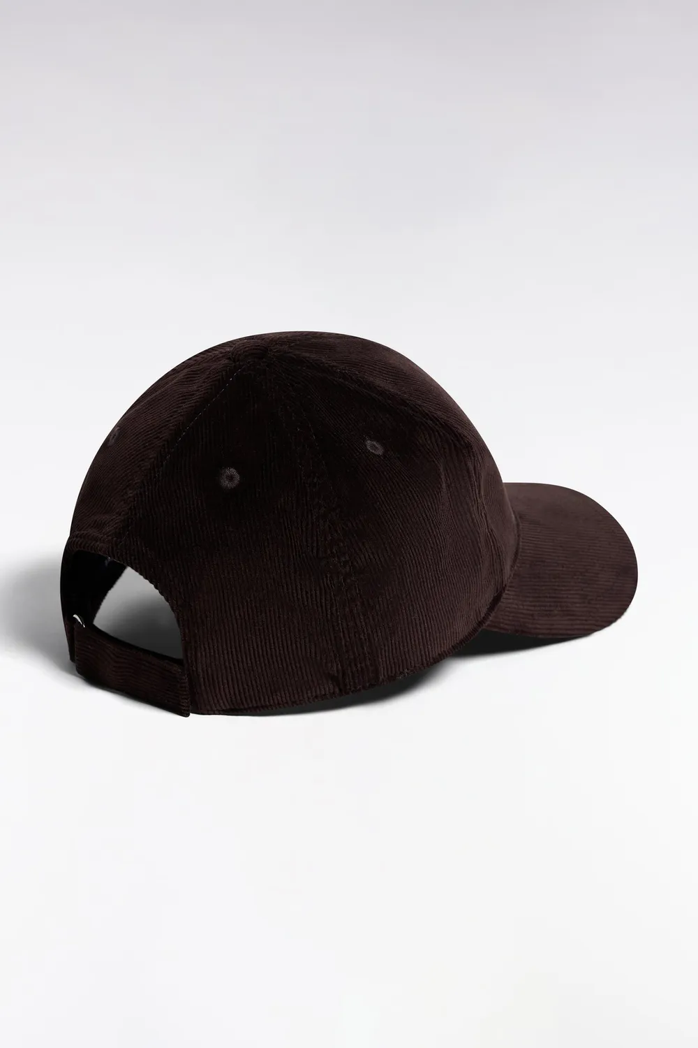 Eden Park casquette velours côtelé marron