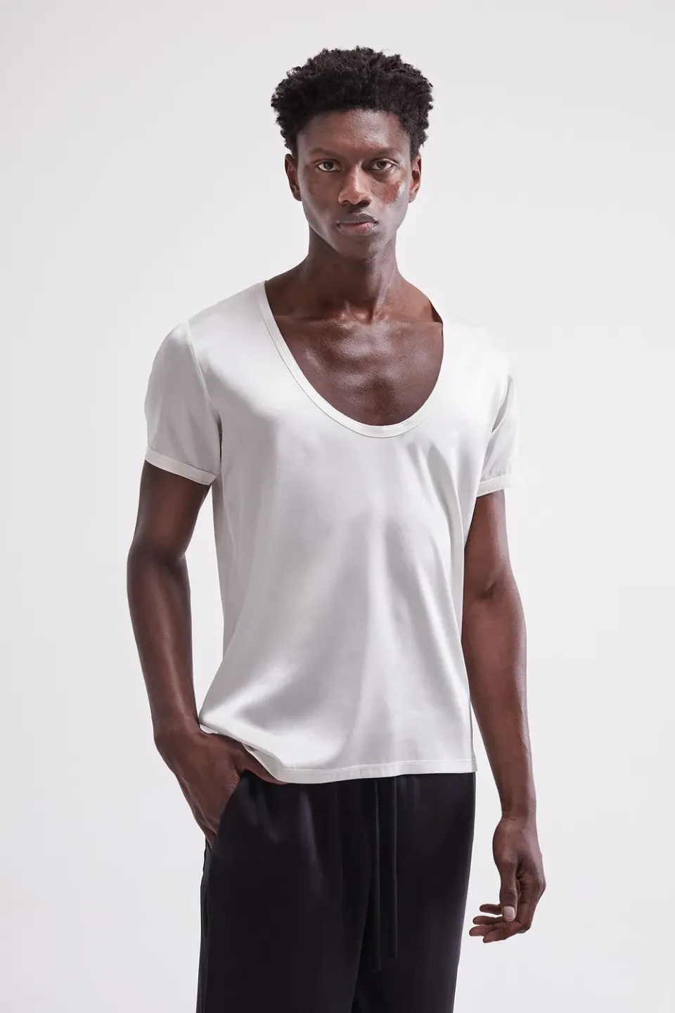 French Deal Tee-Move t-shirt satin de soie