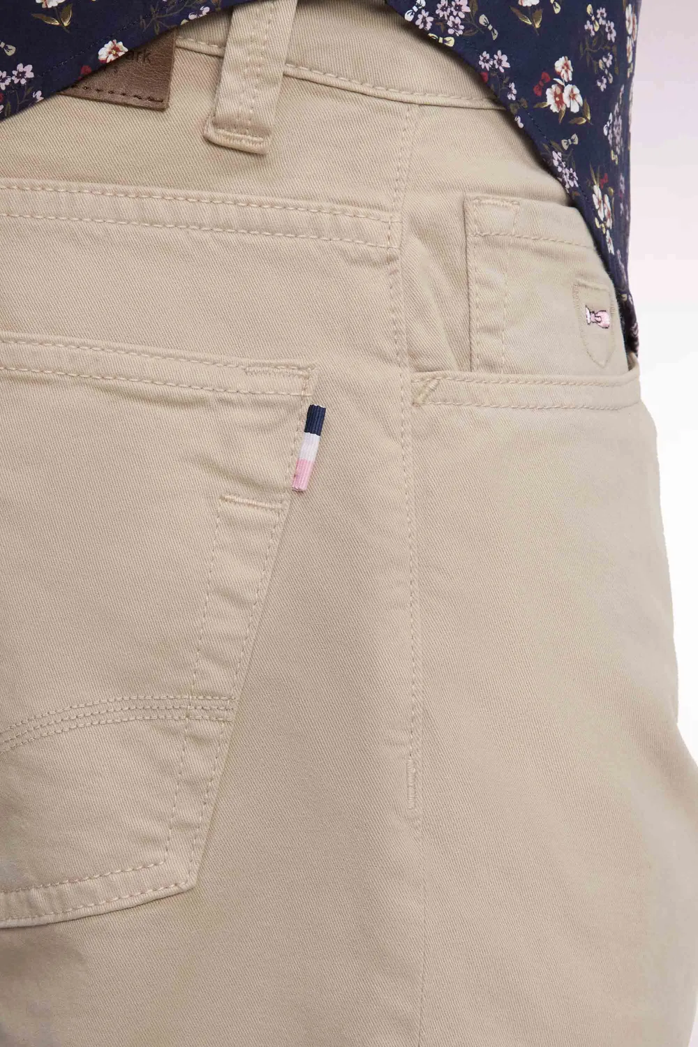 Eden Park Legend Rugby pantalon 5 poches beige stretch