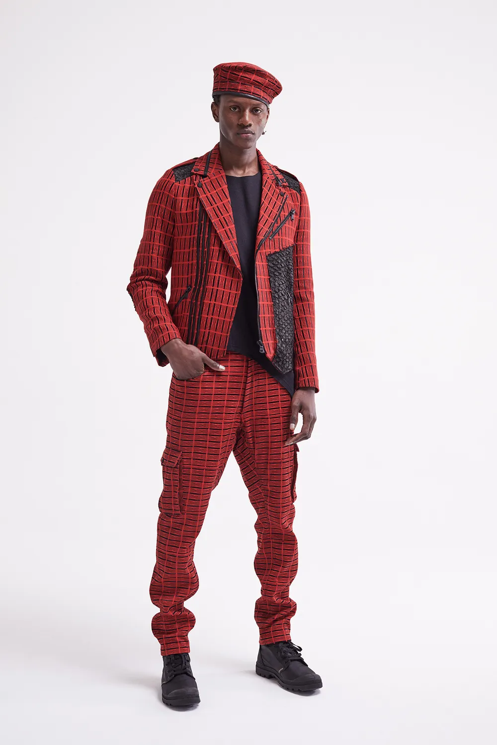 French Deal Perfect Comoé veste coton pagne baoulé
