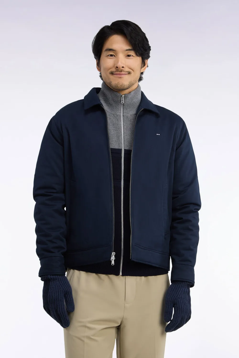 Eden Park Legend Rugby Blouson coton stretch marine