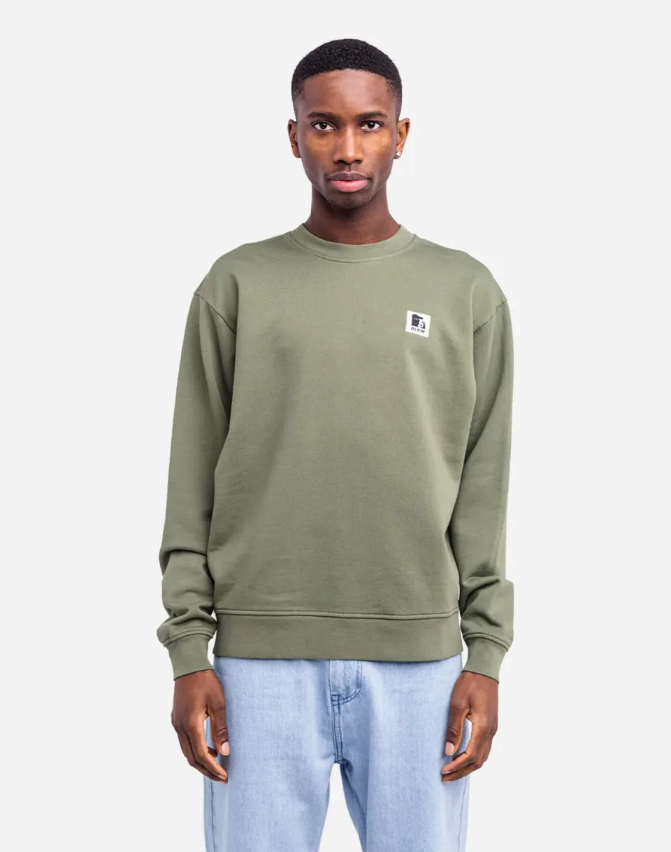 OLOW Carpi sweat vert olive coton bio