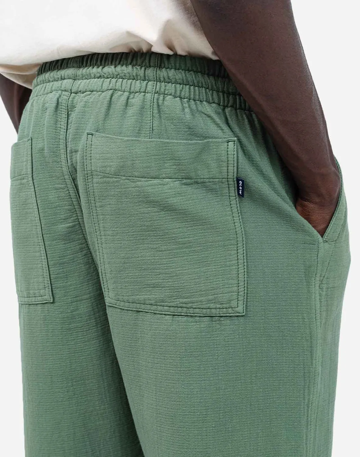 Olow Hatha pantalon vert olive coton
