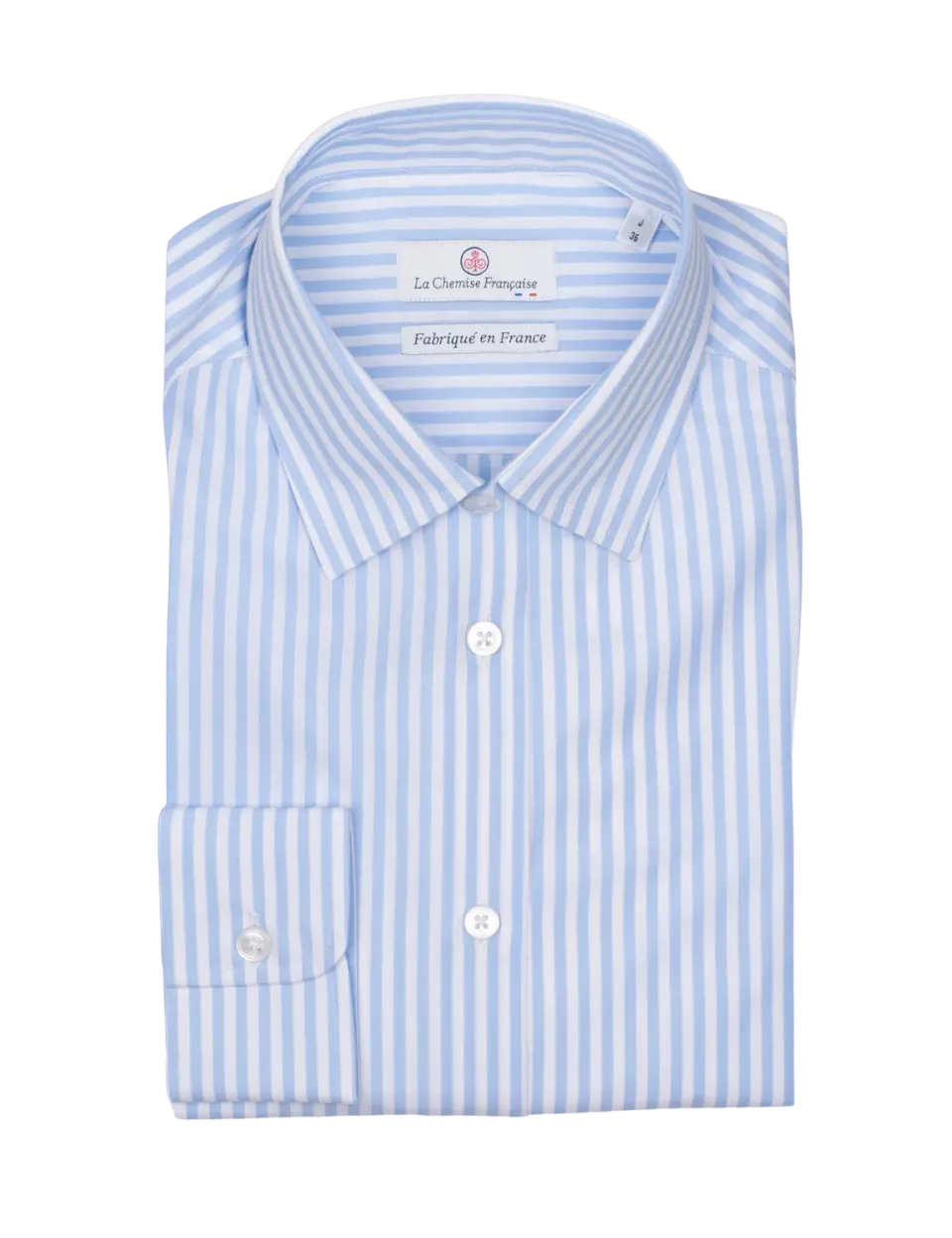 La Chemise Française Rayure Bleu Ciel chemisier rayures