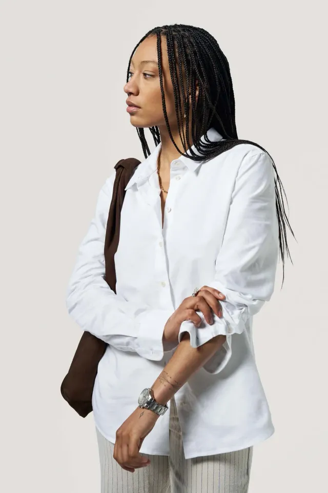 Loom chemise oxford coton bio coupe ajustée femme