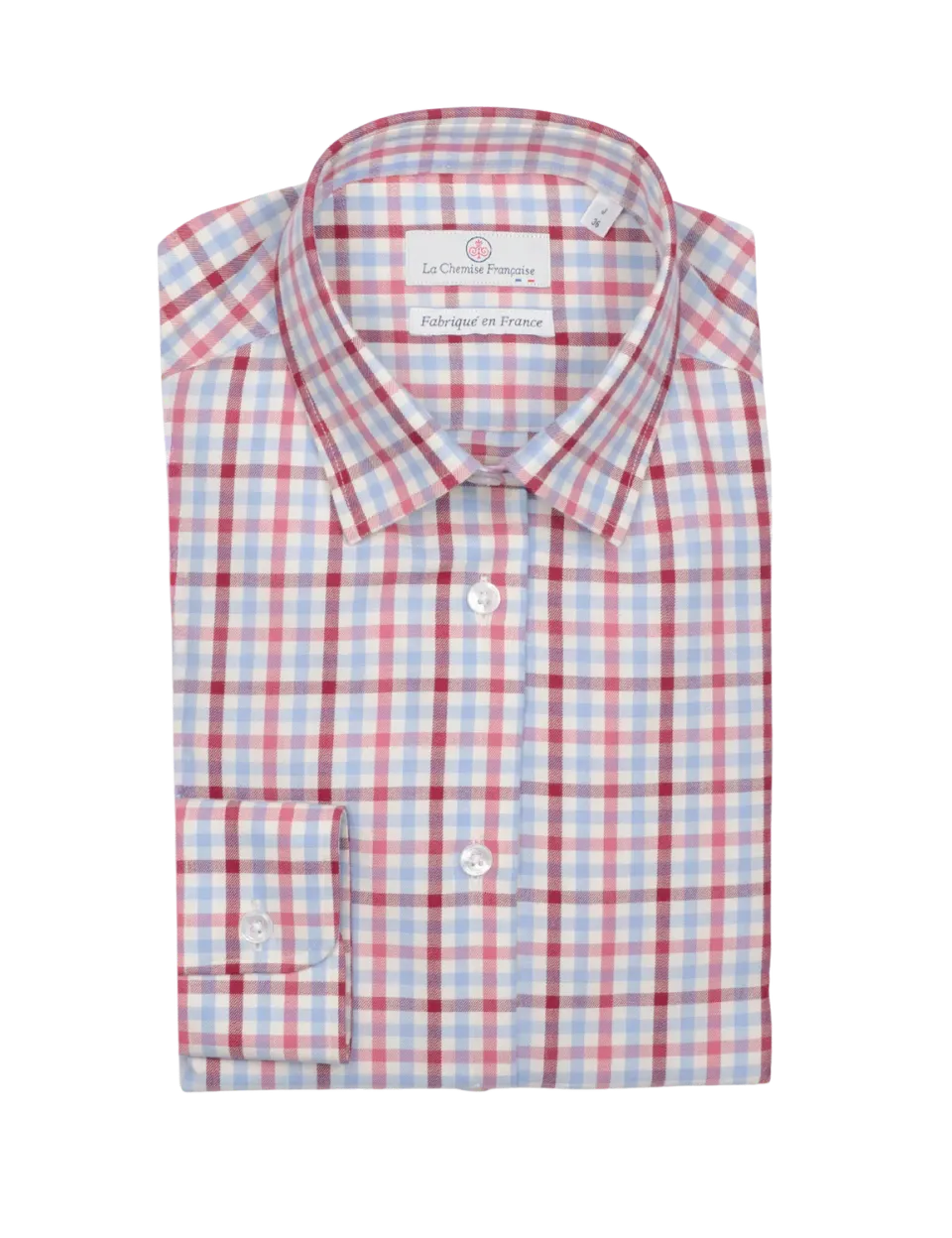 La Chemise Française Carreaux Rose chemisier femme flanelle