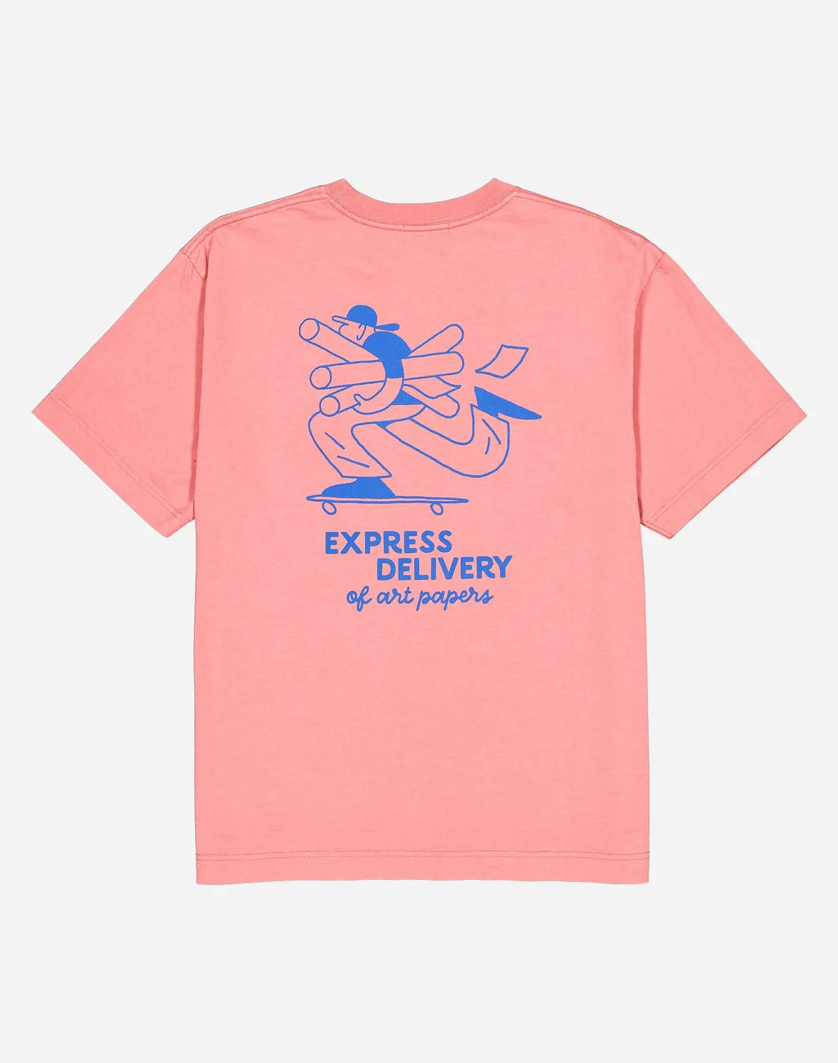 OLOW Cruiser t-shirt ample rose minéral coton bio