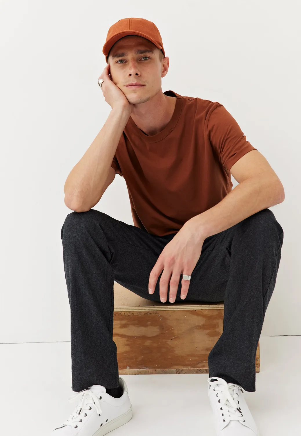 Loom t-shirt classique tee-shirt coton bio blanc