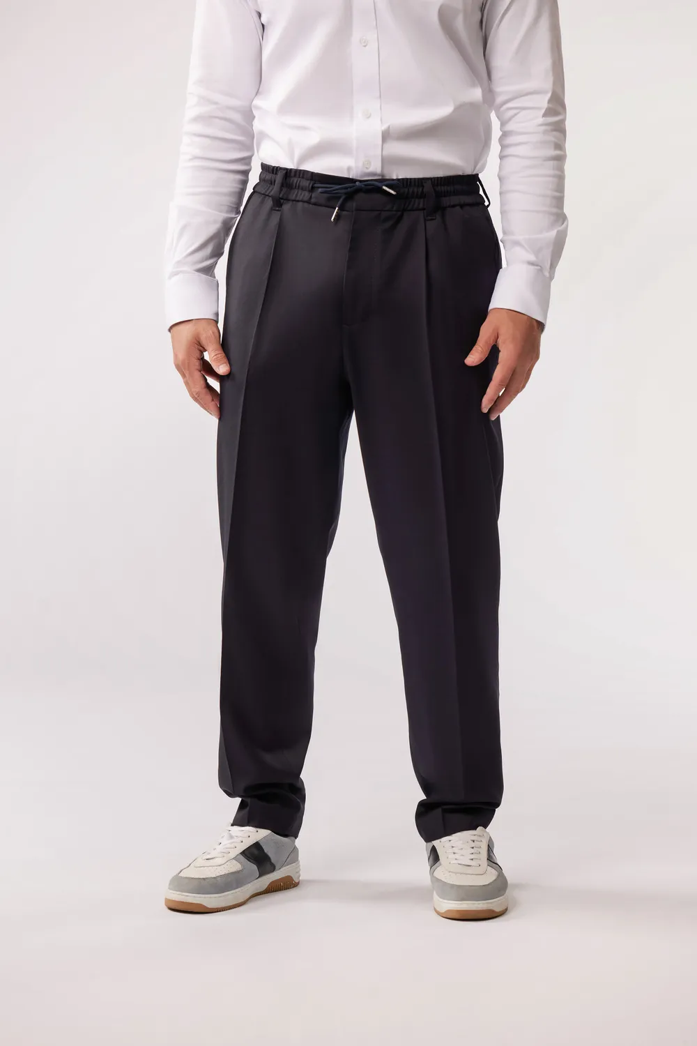 Eden Park Racing 92 pantalon laine marine