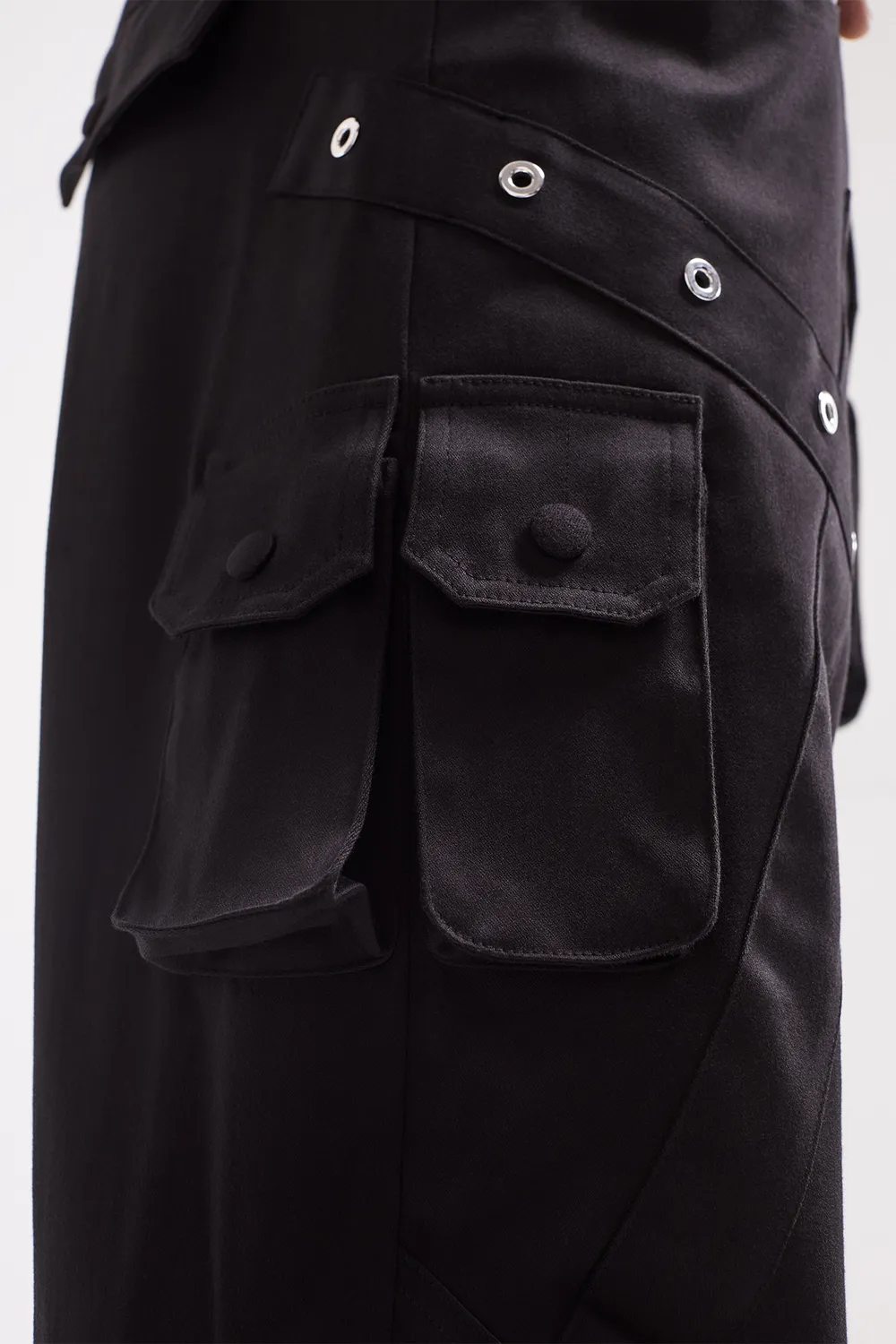 French Deal Struktur pantalon coton bandes