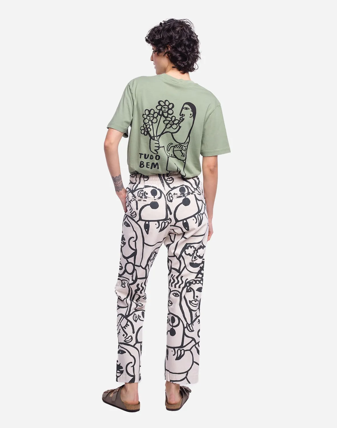 OLOW Ovada pantalon écru coton bio