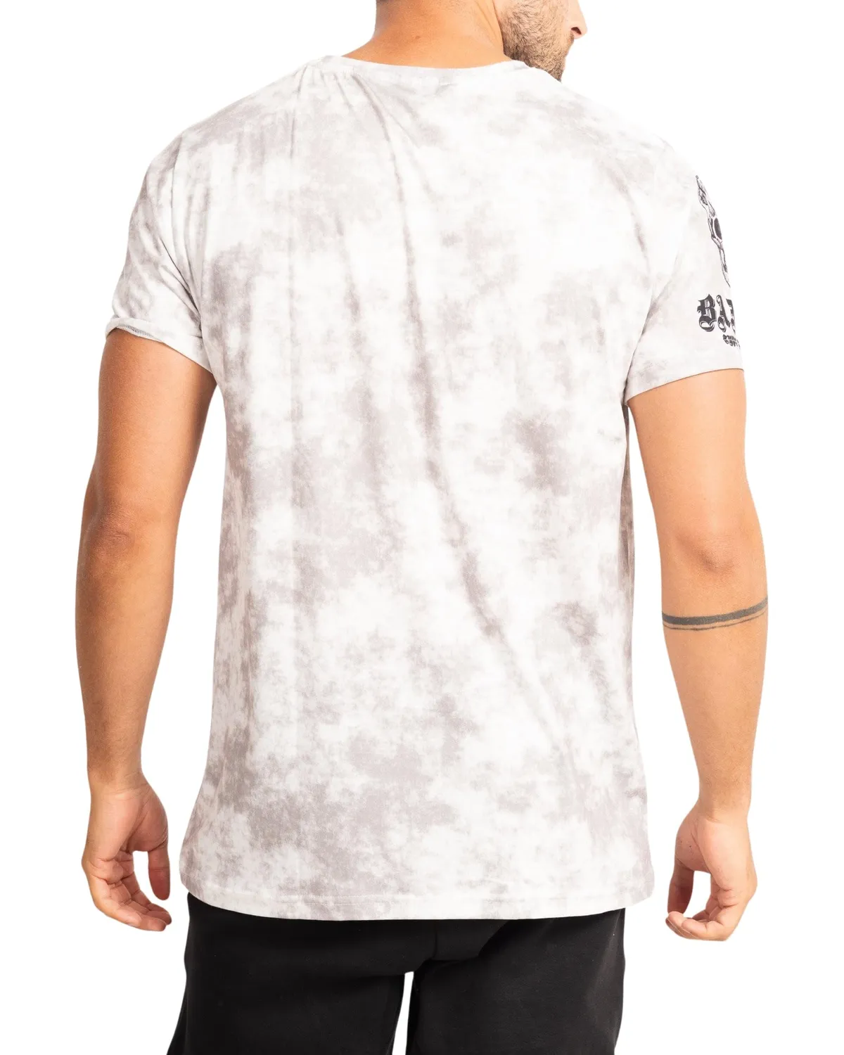 Subliminal Mode BX06 t-shirt col rond vintage blanc