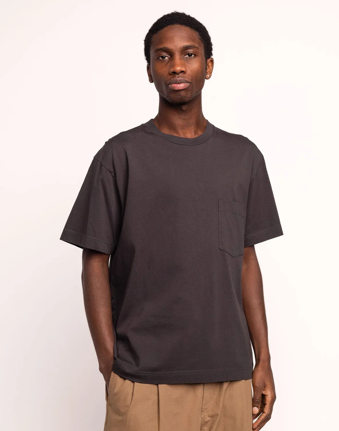 OLOW Ensemble t-shirt noir carbone coton bio