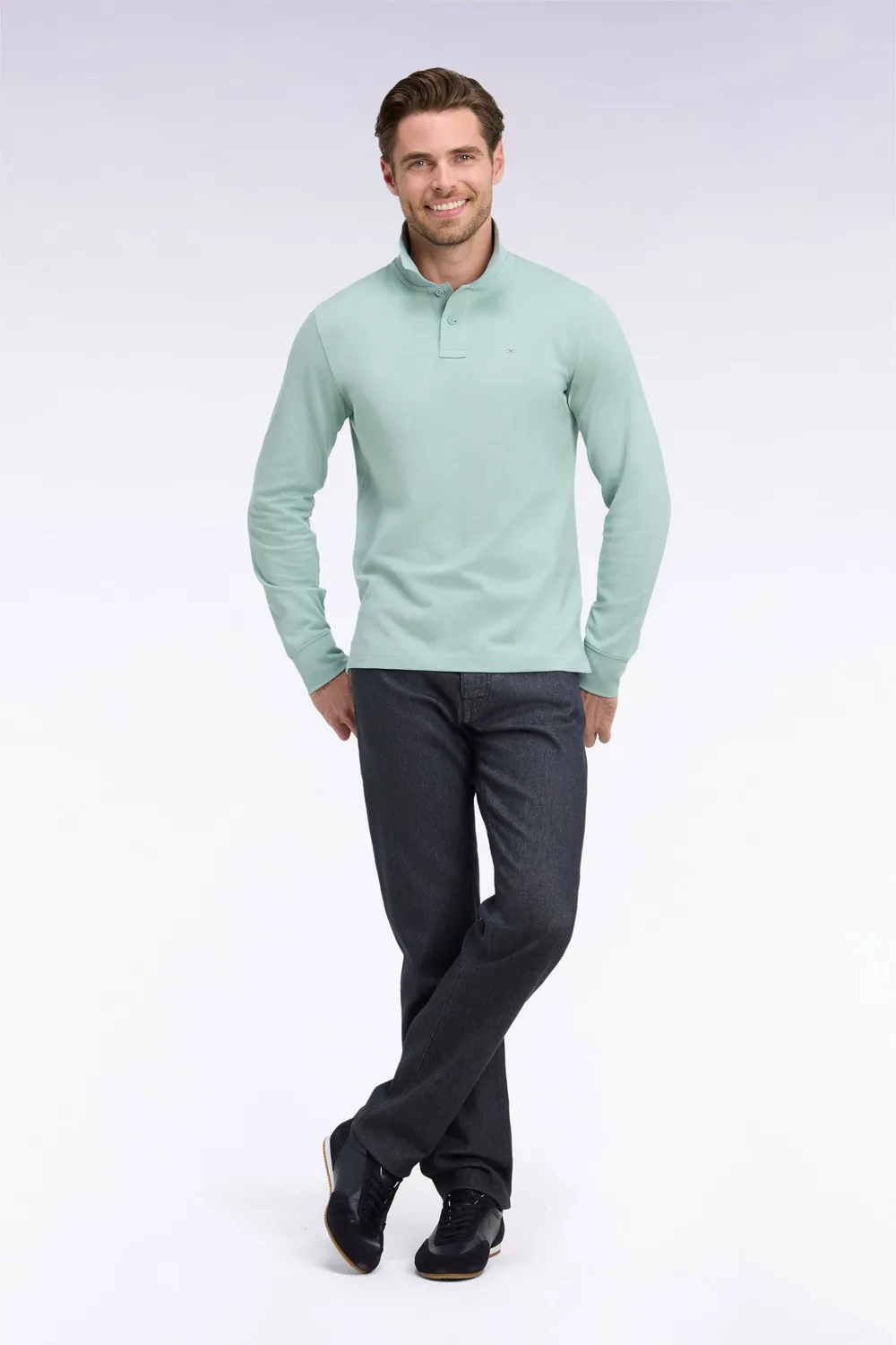 Eden Park jean stretch gris foncé regular 5 poches