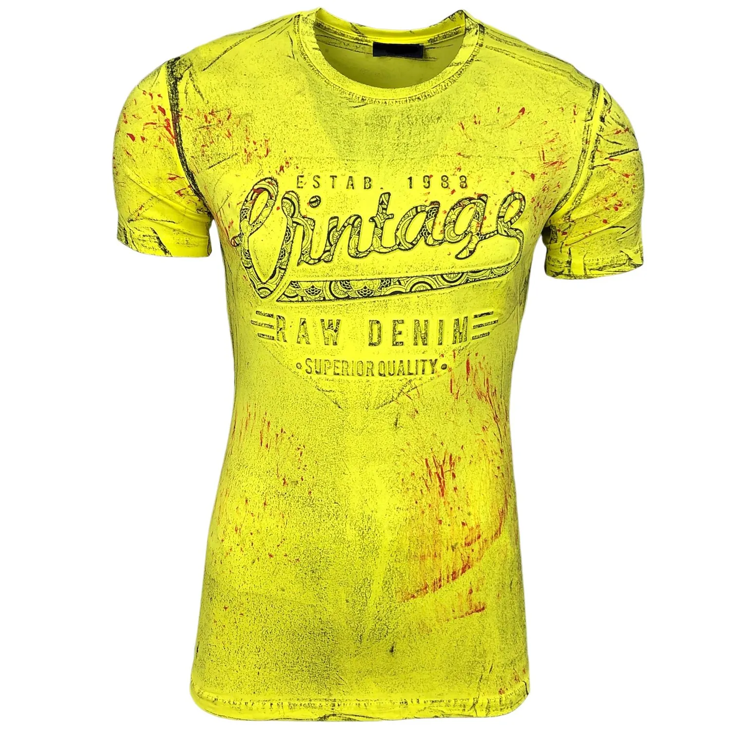 Subliminal Mode BX10184 t-shirt délavé homme