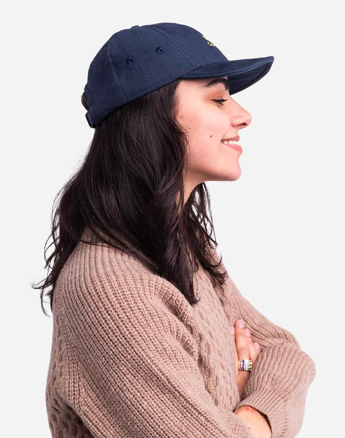 Olow Creative Life casquette bleu marine coton