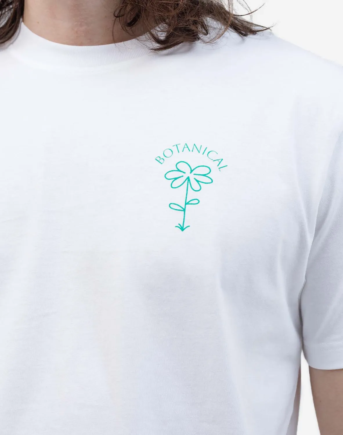 OLOW Botanical t-shirt écru coton bio droit
