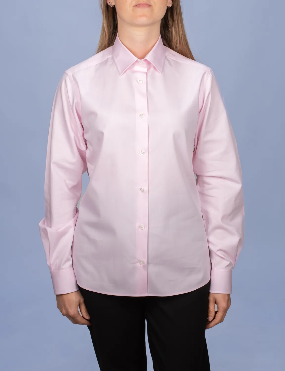 La Chemise Française Twill Fin chemisier femme rose