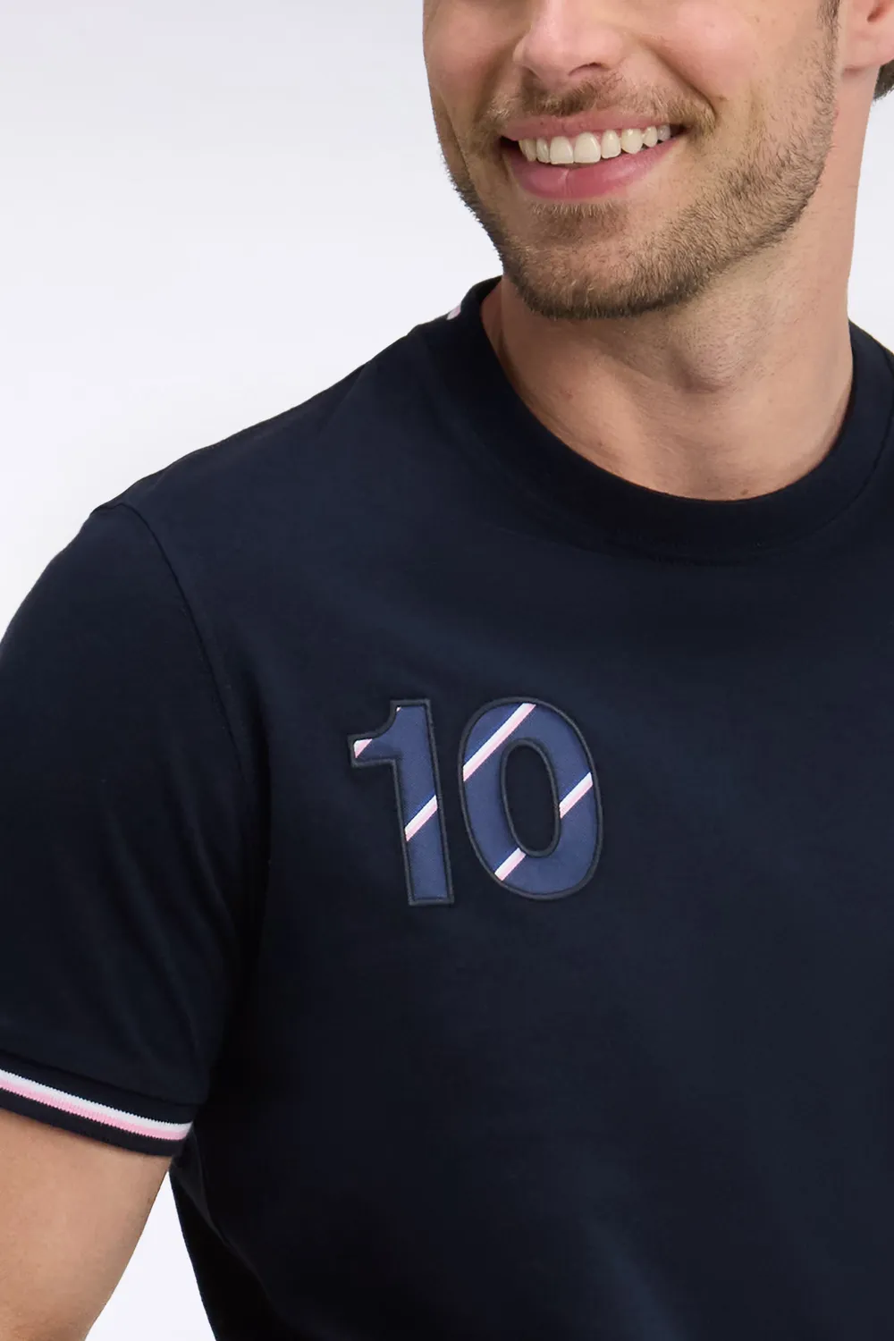 Eden Park XV de France t-shirt manches courtes marine homme