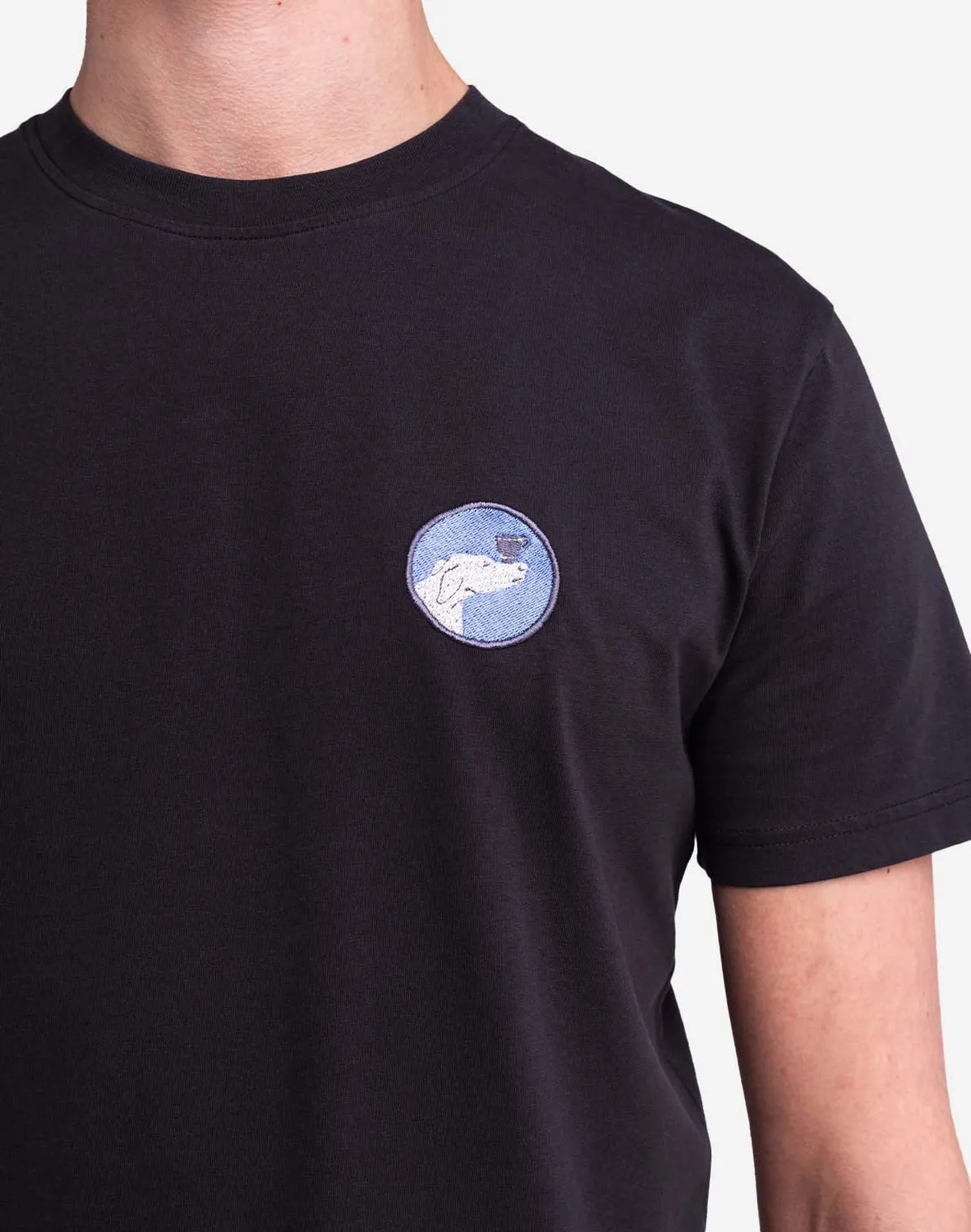 OLOW Cup t-shirt noir carbone coton bio