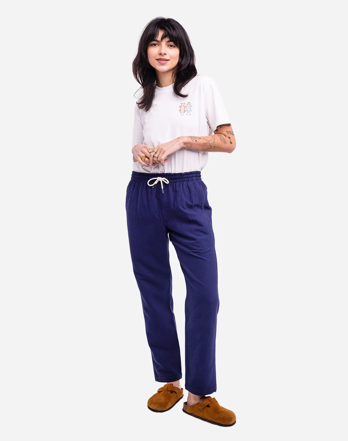 OLOW Hatha pantalon bleu outremer élastique