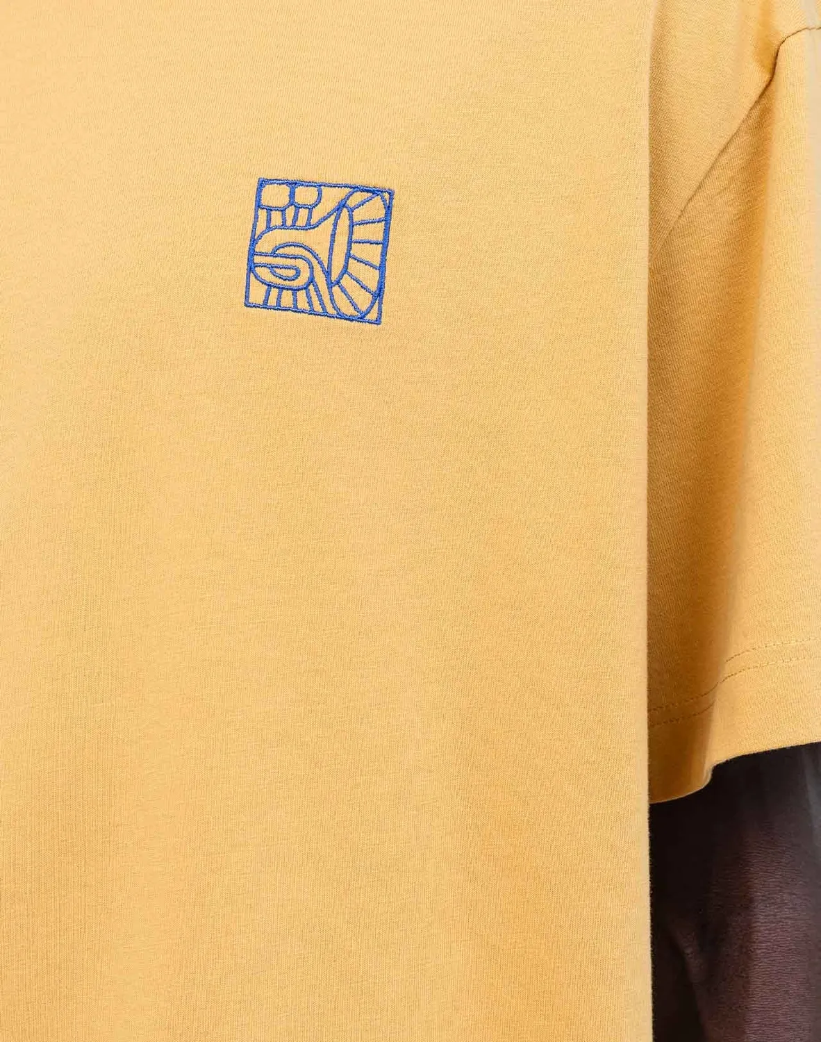 Olow Jazzy t-shirt ample ocre coton bio
