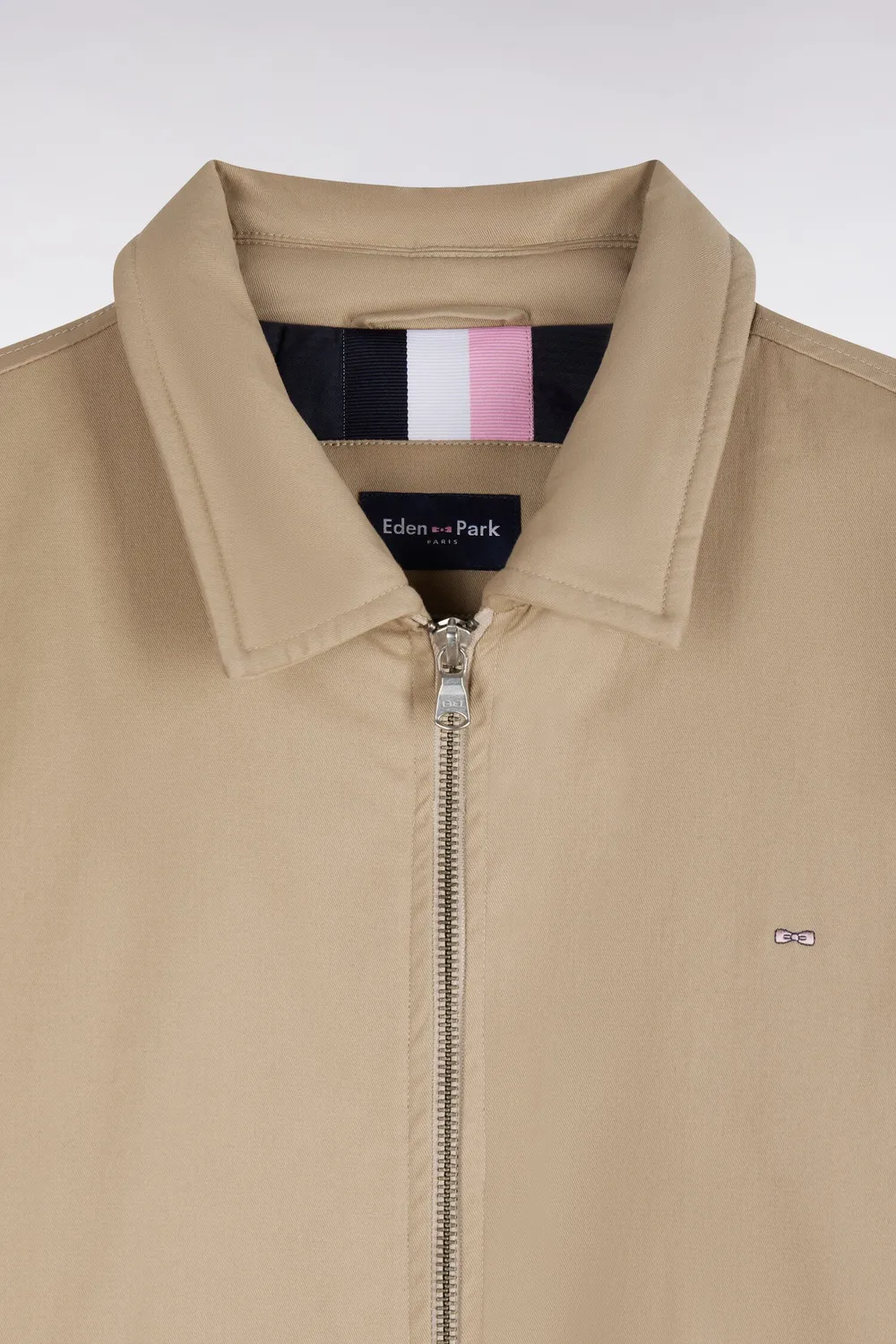 Eden Park Legend Rugby blouson coton stretch beige doublé