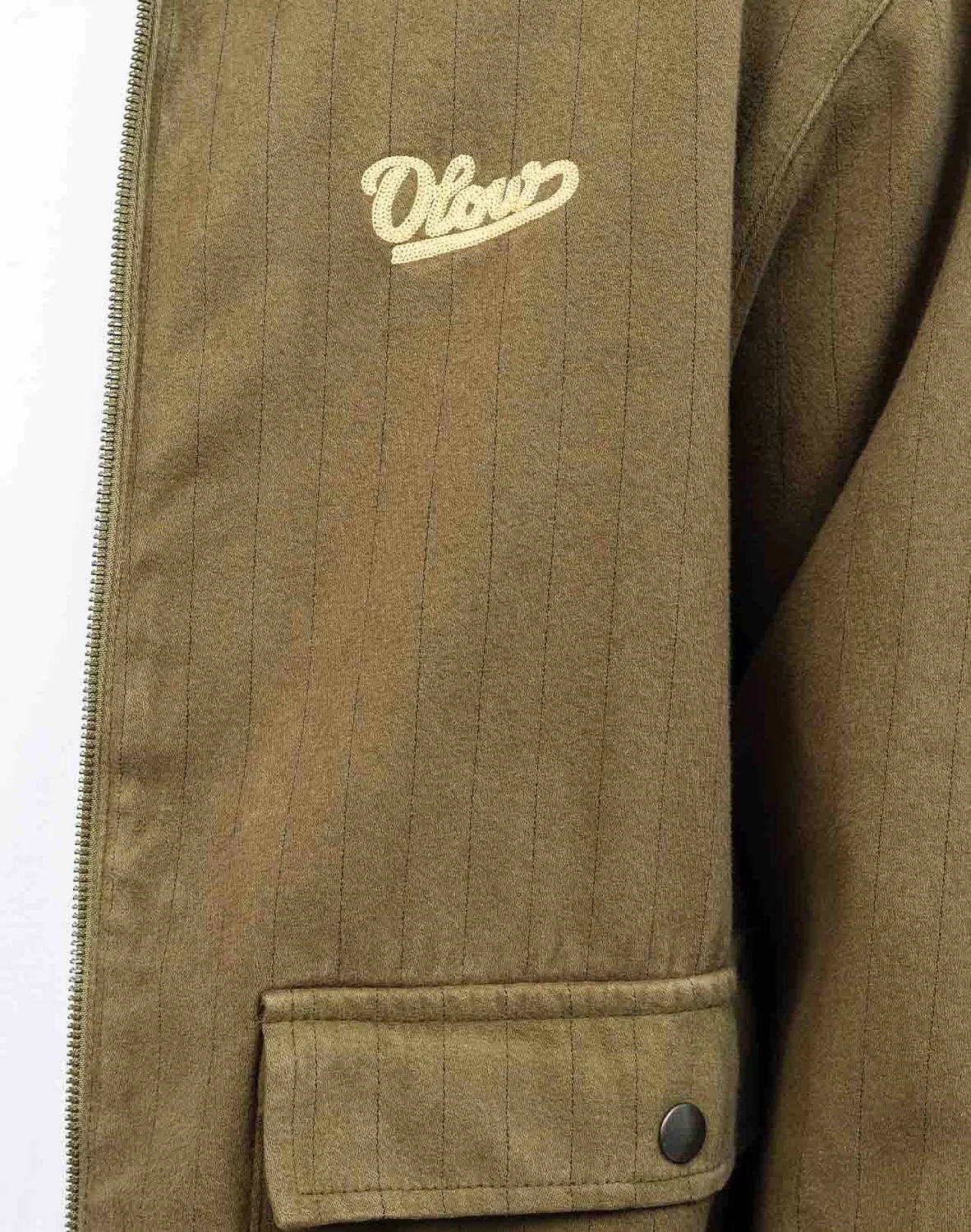 Olow Barry Signature veste kaki coton