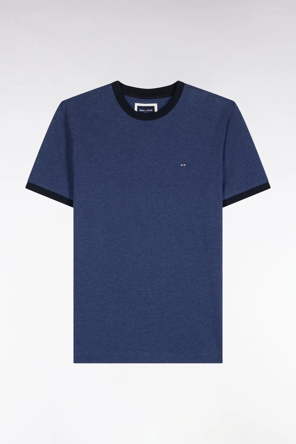 Eden Park Club Evolution H26MAITC0021 t-shirt bleu droit