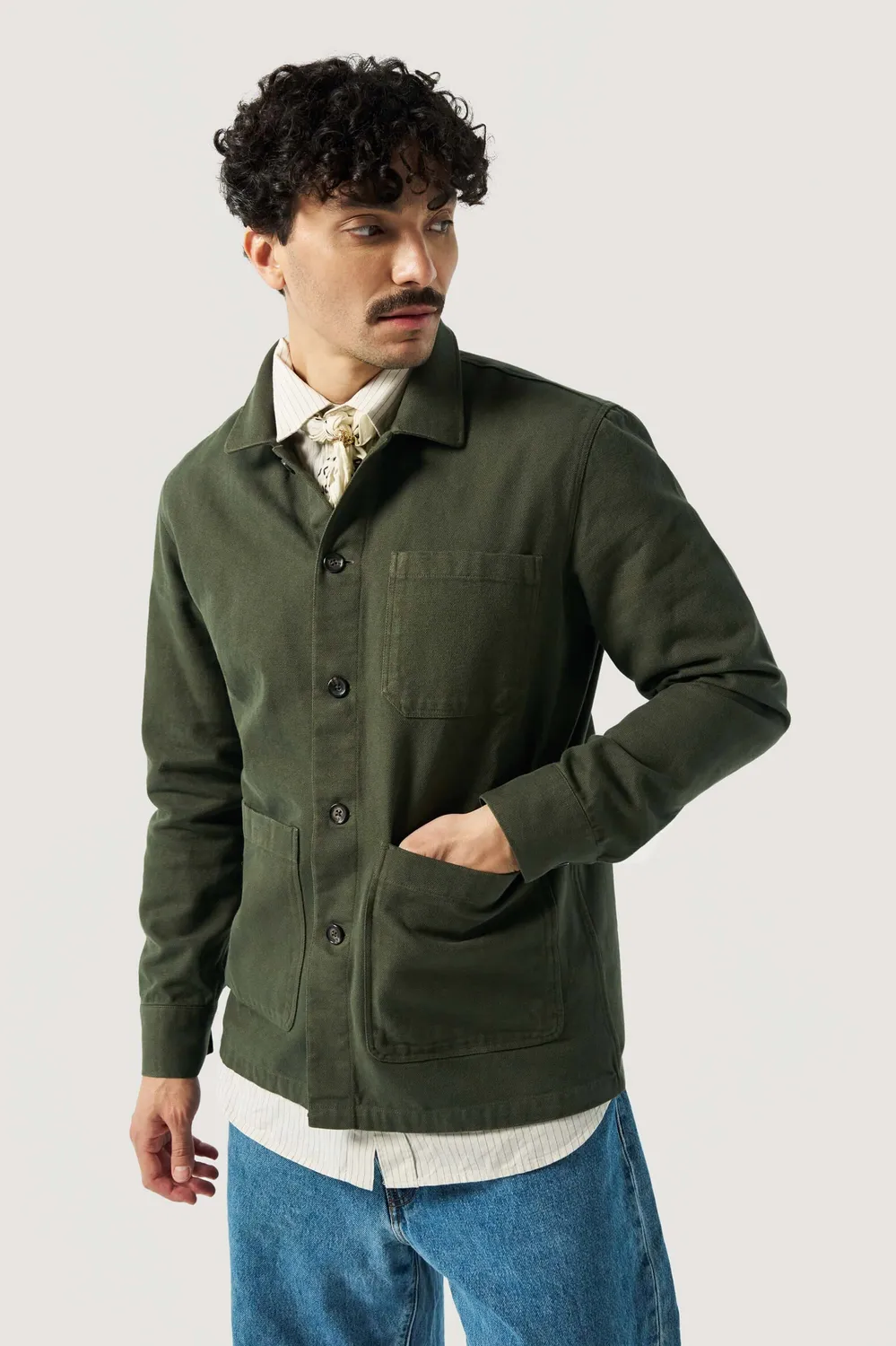 Loom La veste canevas travail beige mi-saison
