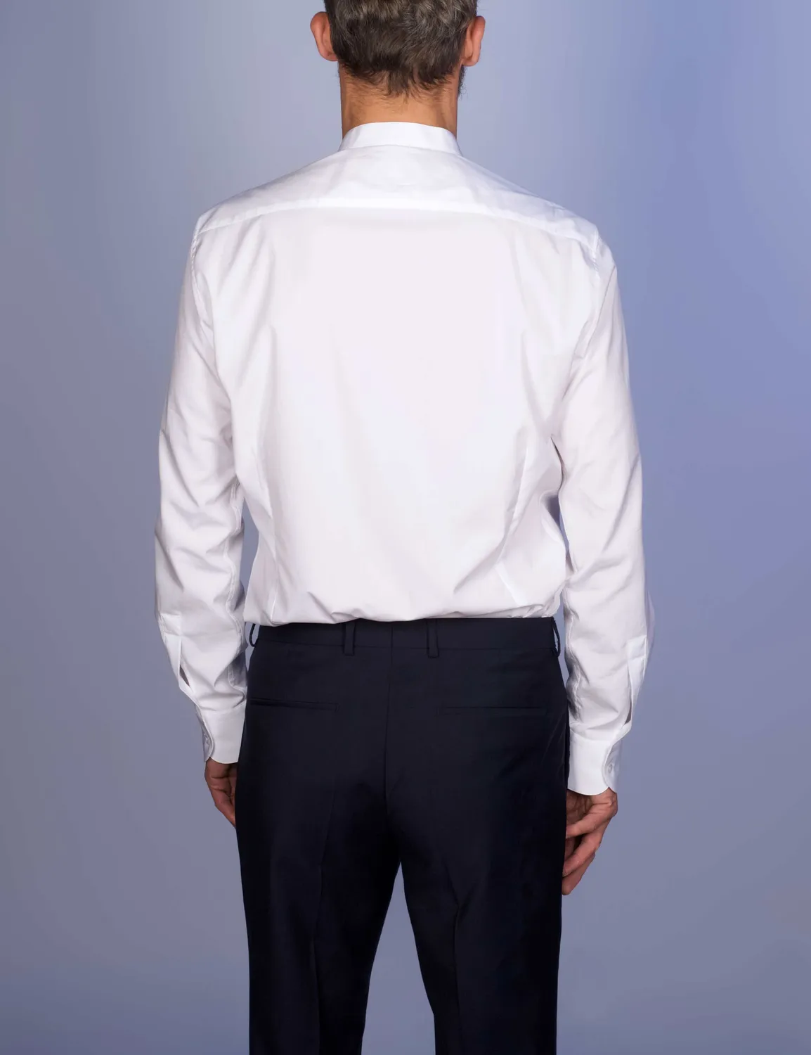 La Chemise Française Blanche Popeline chemise homme col officier