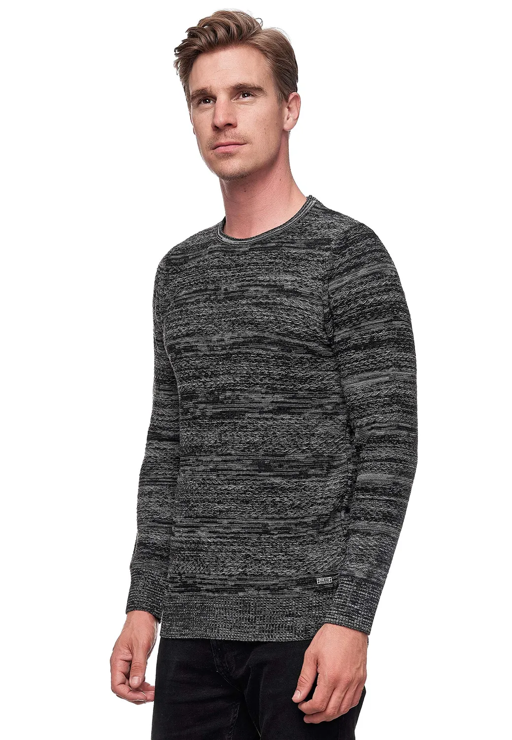 Subliminal Mode BX1732 pull homme col roulé maille